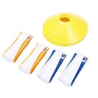 American Football Waist Flags Rugby Training Ribbon with 16Pcs Set for Children