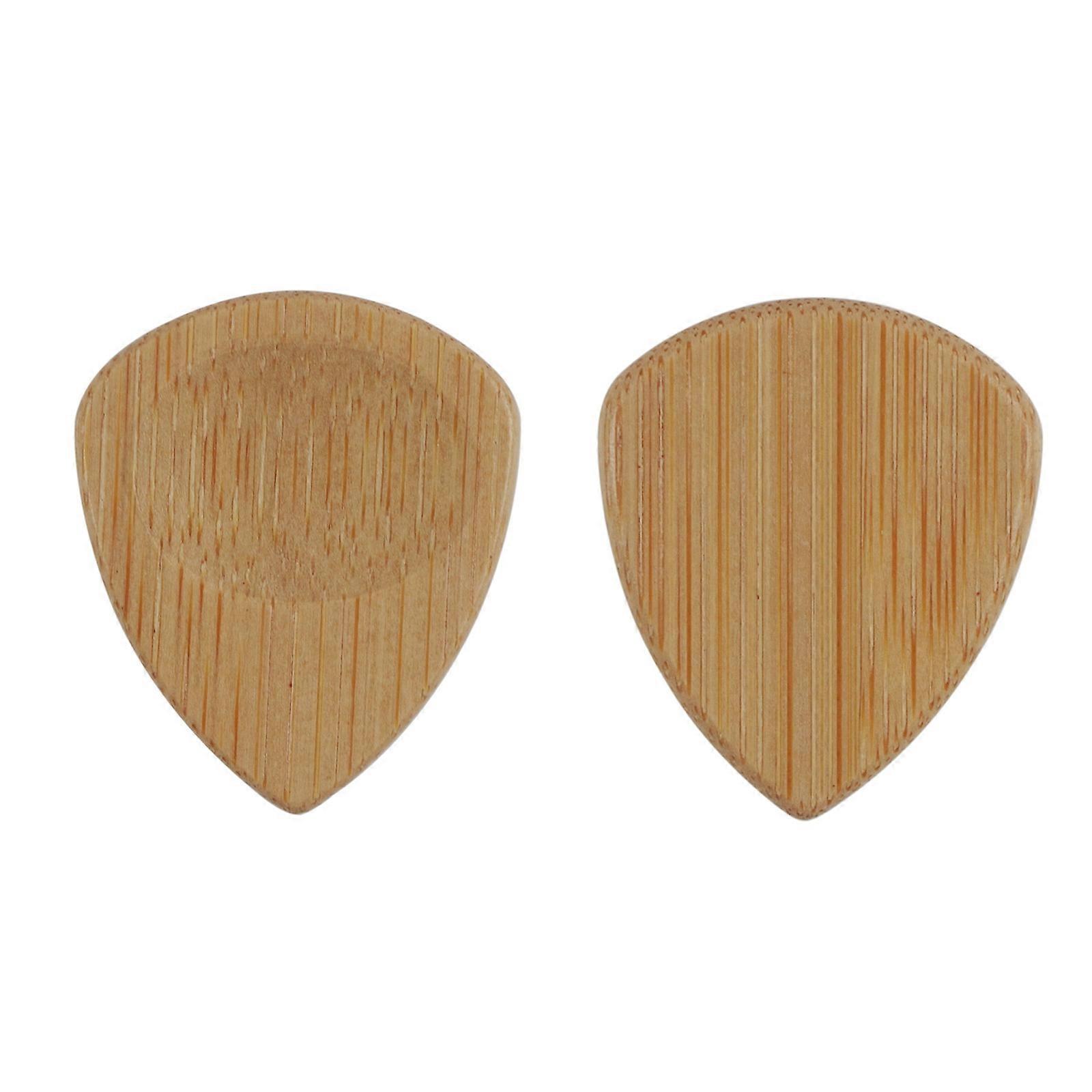 Solid Wood Guitar Picks Smooth Edge