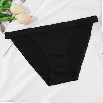 Women Panties Underwear Fitness Sports Seamless Female Lingerie Sexy T-back G-string Thong Ice Silk Underpants Solid Briefs