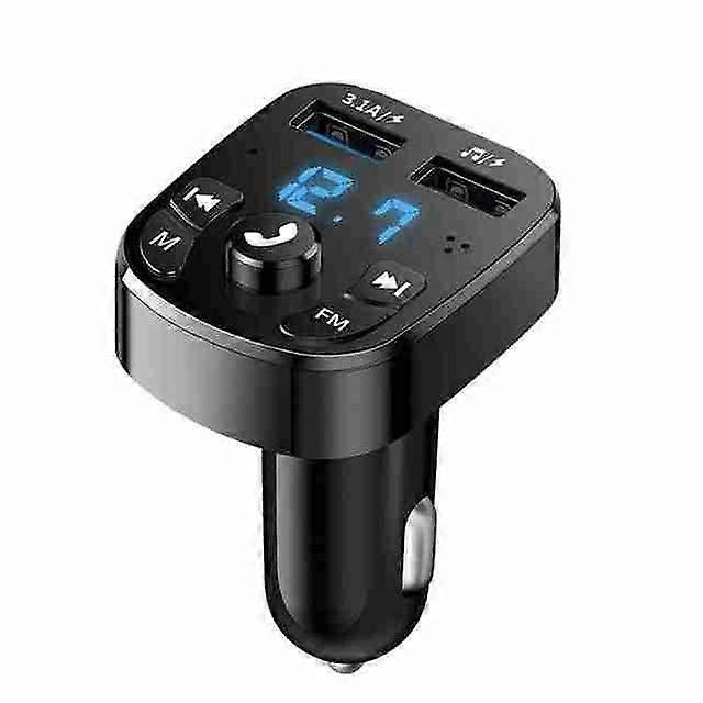 Bluetooth FM Transmitter With Voltmeter