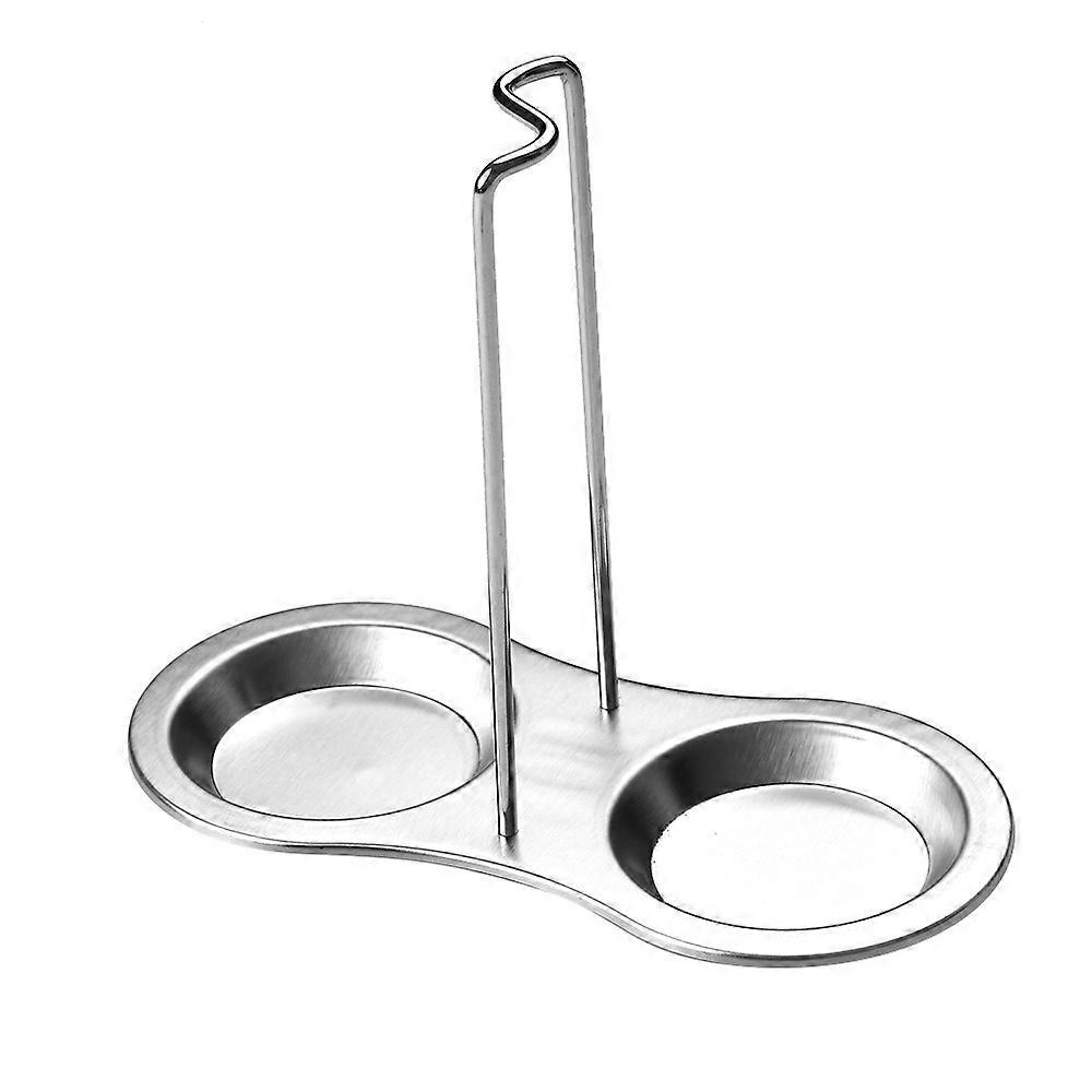 Double-Cradle Stainless Spoon Rest