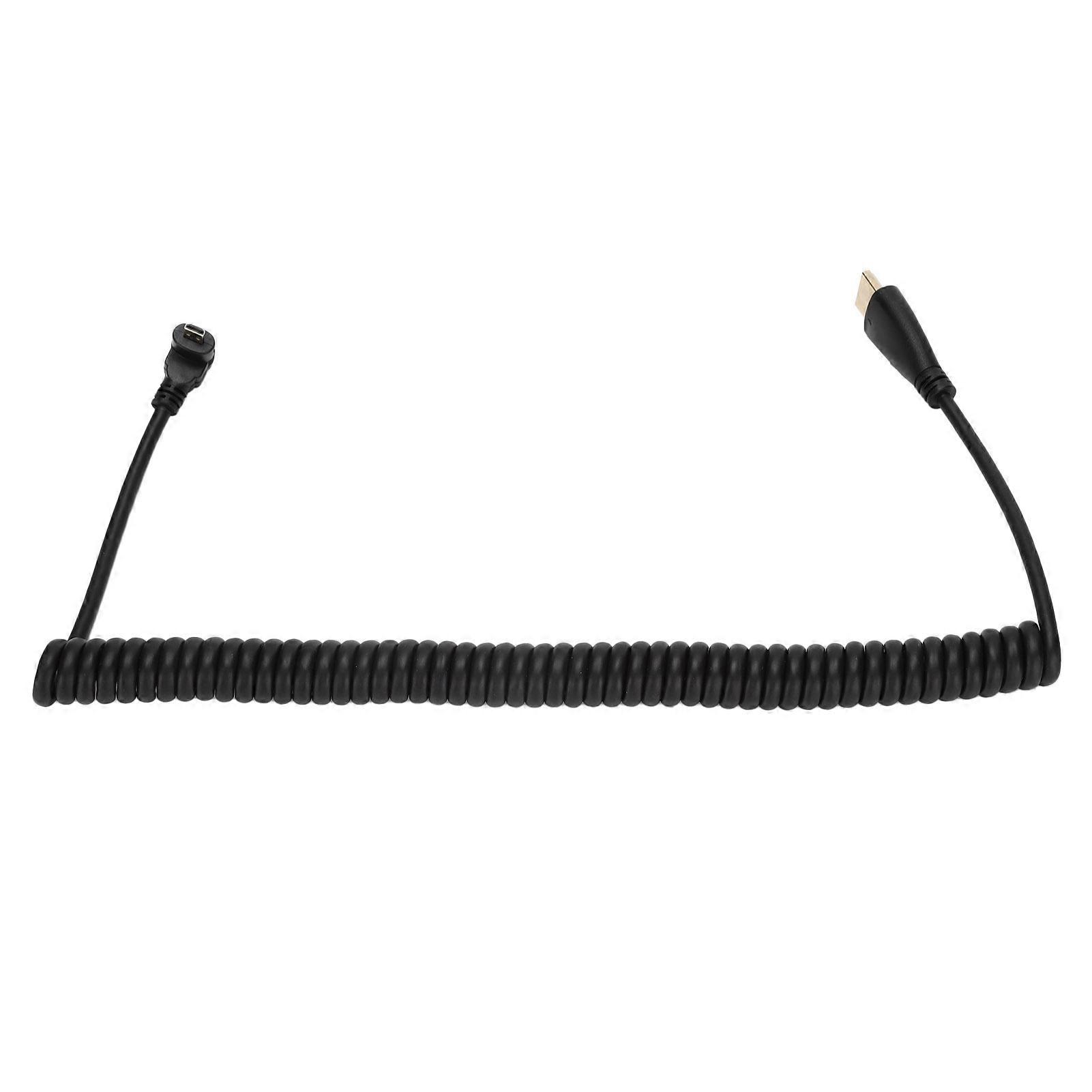HD Multimedia Interface A to HD Multimedia Interface D Spring Cable Adapter Cable for PC