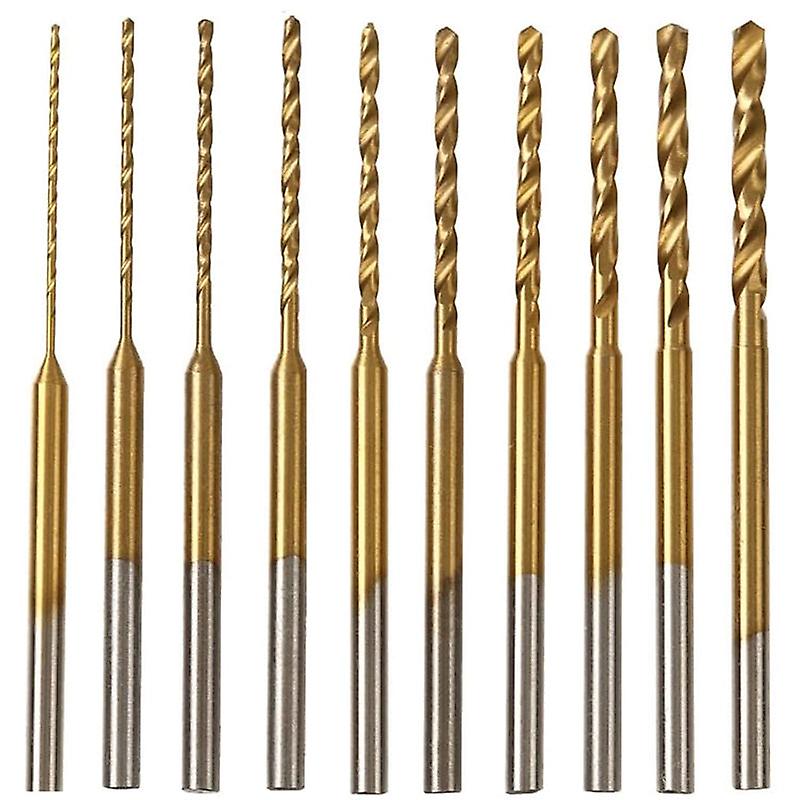 Micro-twist Drill Bit Set - 10pcs 0.6mm-2.2mm Tiny Drill Bit 2.35 Shank Hss Mini Engraving Drill Bits Hole Drilling Tool