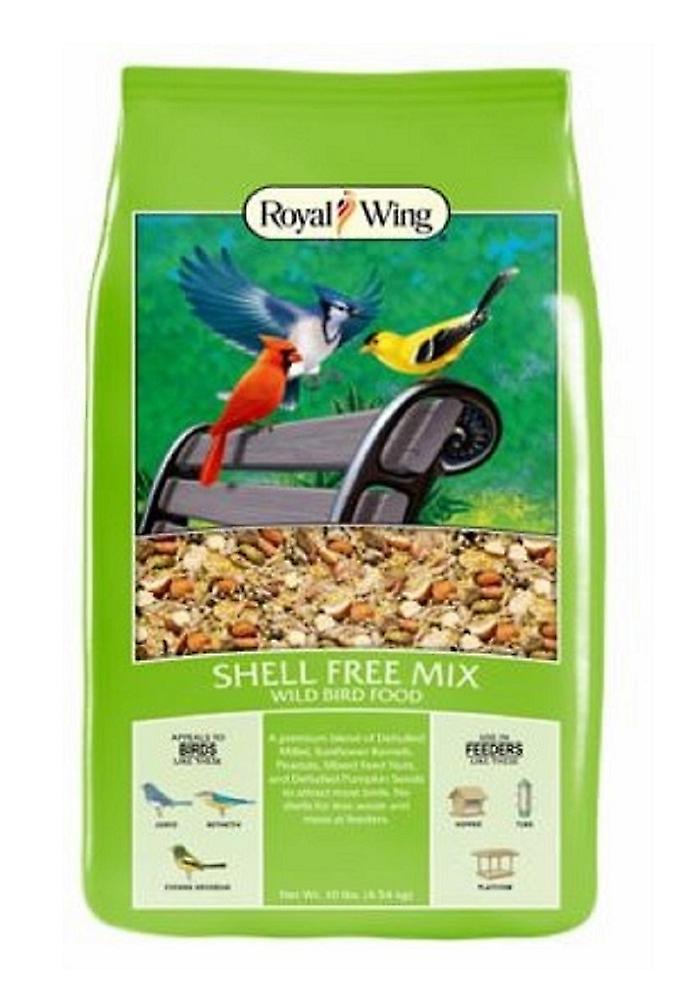 Royal Wing 13680 动物和宠物用品 10 磅无壳野鸟食物混合物