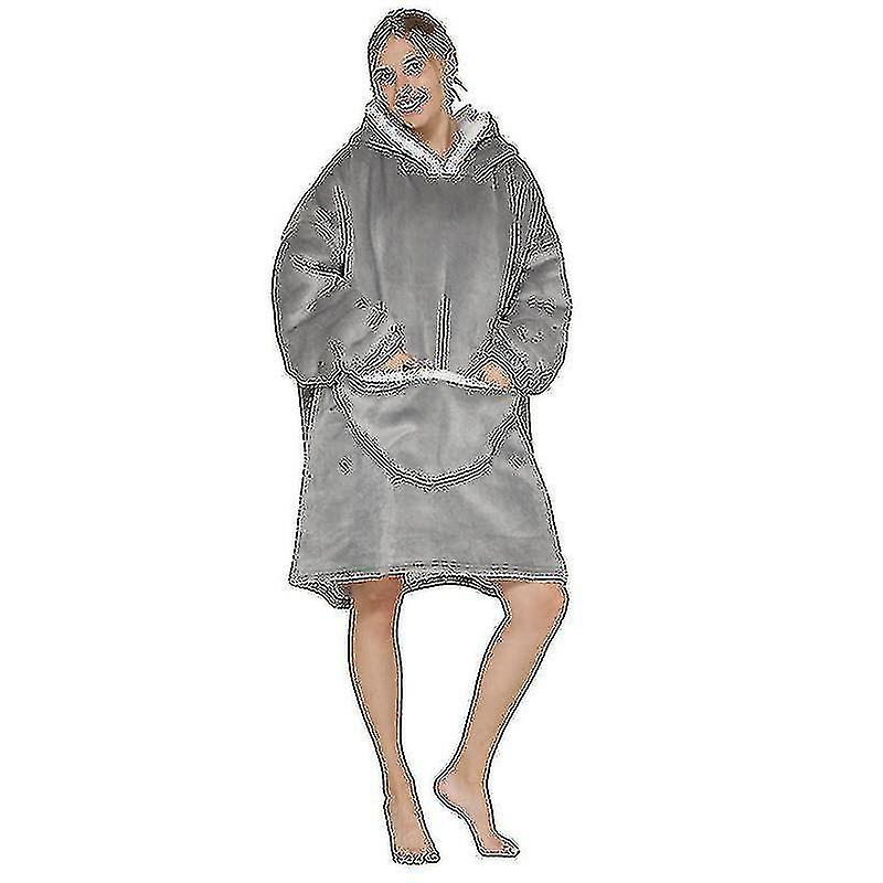 Oversized Hoodie Blanket Soft Warm Comfortable Sweatshirt Blanket