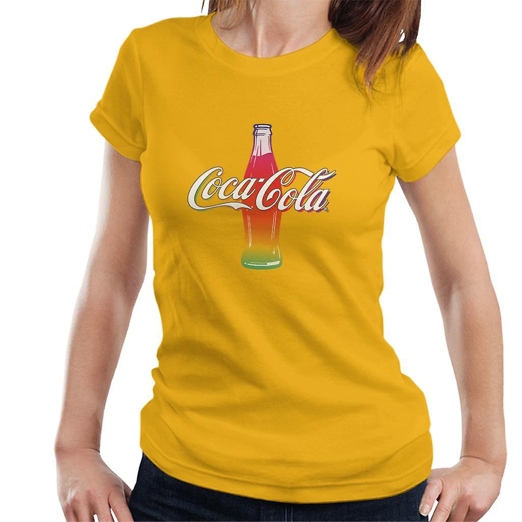 Coca Cola Multi Colour Bottle Women's T-Shirt