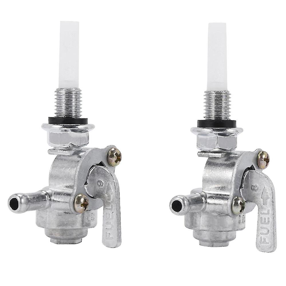 2x Universal Benzinhane Benzin Switch Til Generator Gasmotor Brændstoftanke