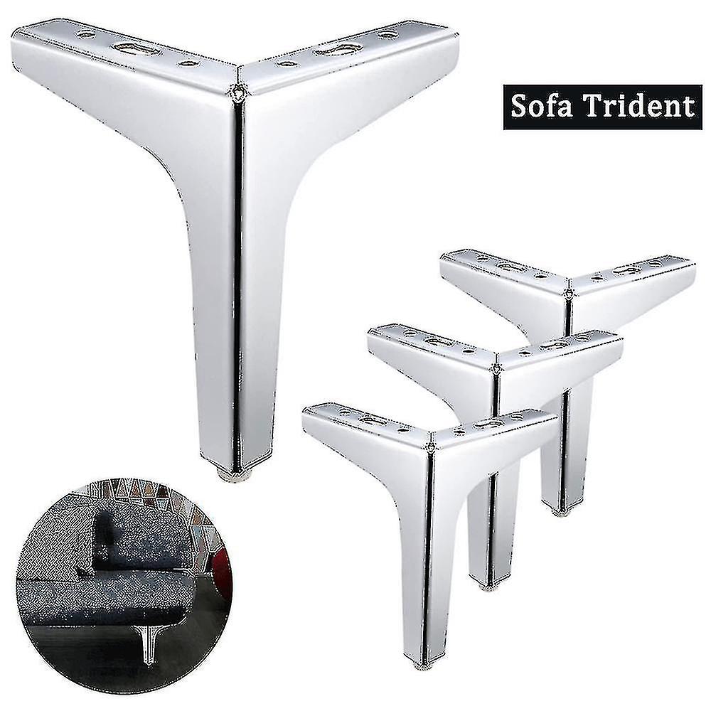 1/4ks 10/15/17cm nábytek pohovka nohy moderní kovový diamantový trojúhelník nábytek nohy