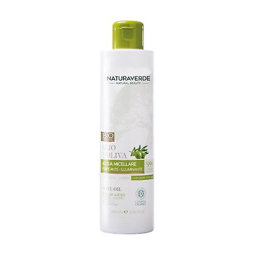 Organic purifying micellar water olive oil 200 ml of oil