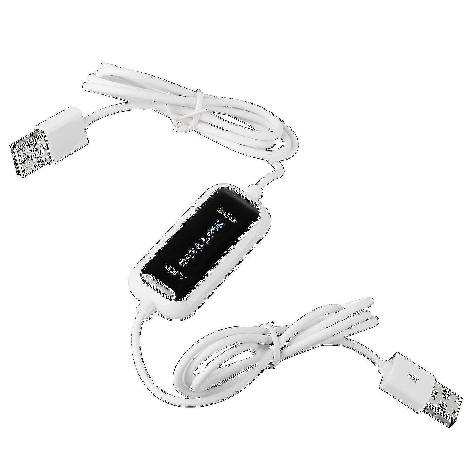 Direct Pc To Pc Two Computer File Transfer Sync Data Link Usb Cable Easy Copy Fh