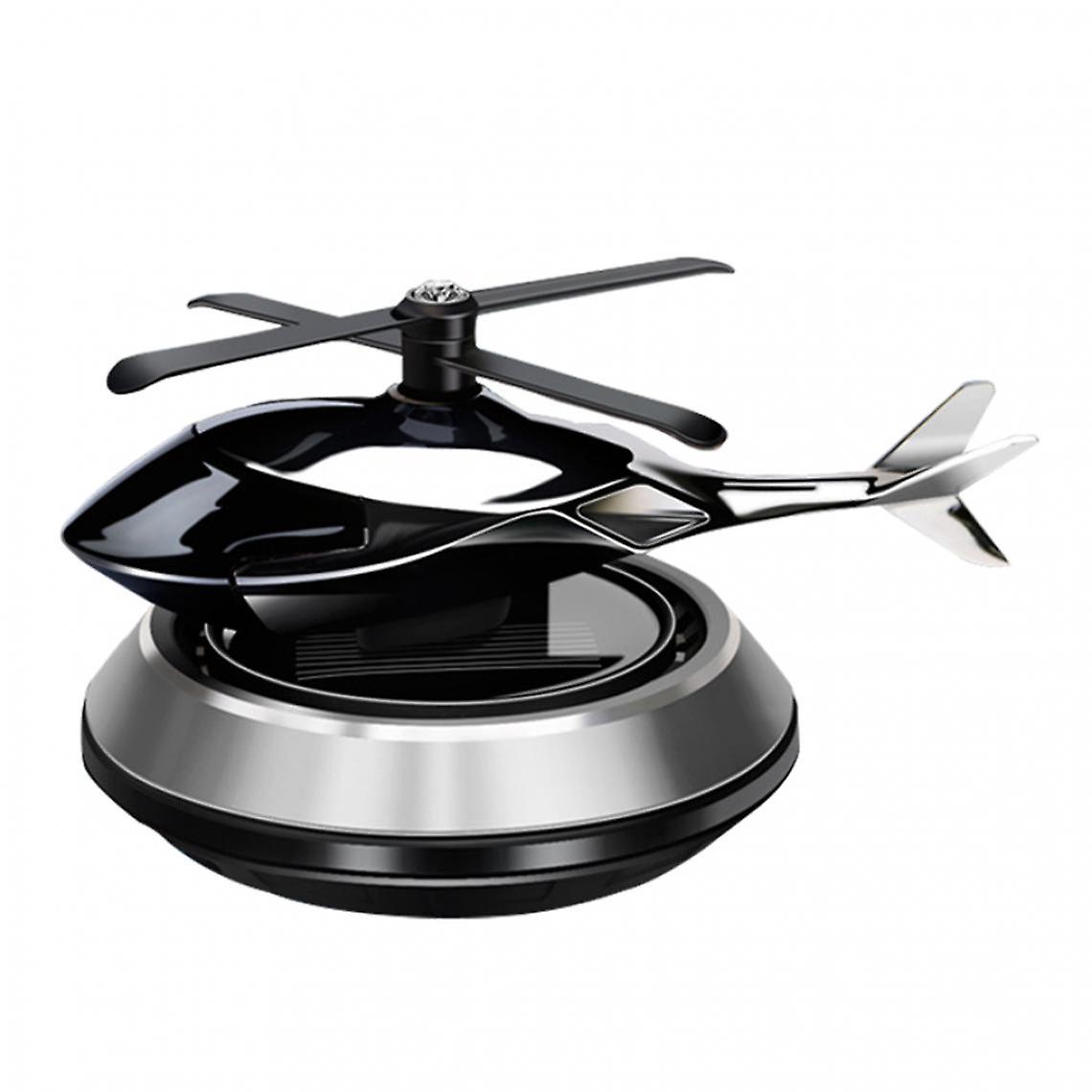 Car Decoration Airplane Solar Powered Air Freshener Aroma Diffuser Blue