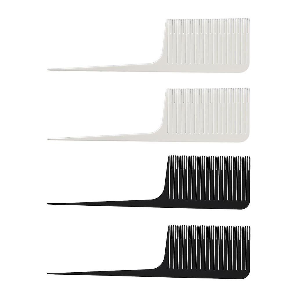 2pcs Sectioning Weaving Highlighting Foiling Hair Comb Salon Combs Tool