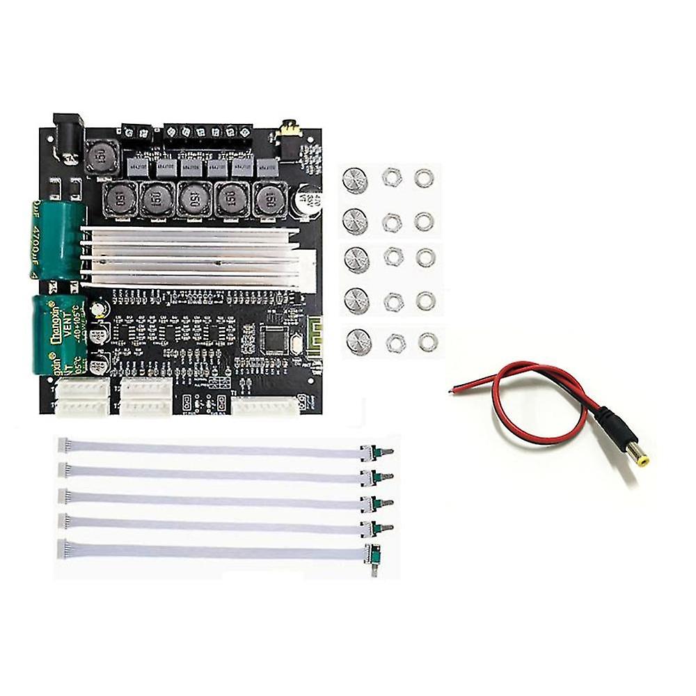 -tb22p 2.1 Channel Audio Amplifier Board With Dc Cable Bt5.1 Tpa3116d2 50wx2+100w Tws Box