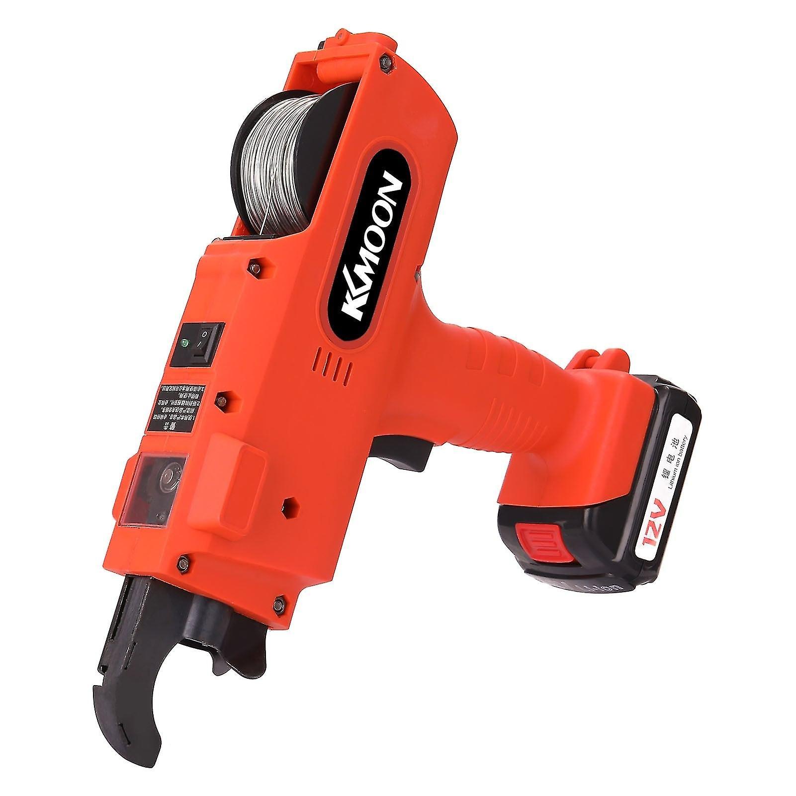 12 V Automatic 8-34mm Rebar Tier Cordless Rechargeable Tying Binding Machine Automatic Rebar Tying Wire Rebar Binding Machine
