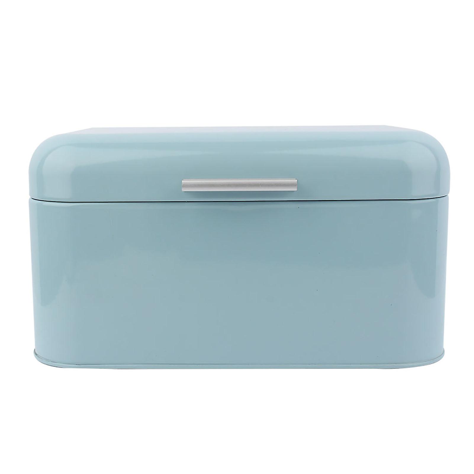 Gancon Bread Box, Solid Color Retro Metal Bread Bin, Large Capacity Bread Holder for Space Saving Bread Storage, Kitchen Storage Container, for Kitche