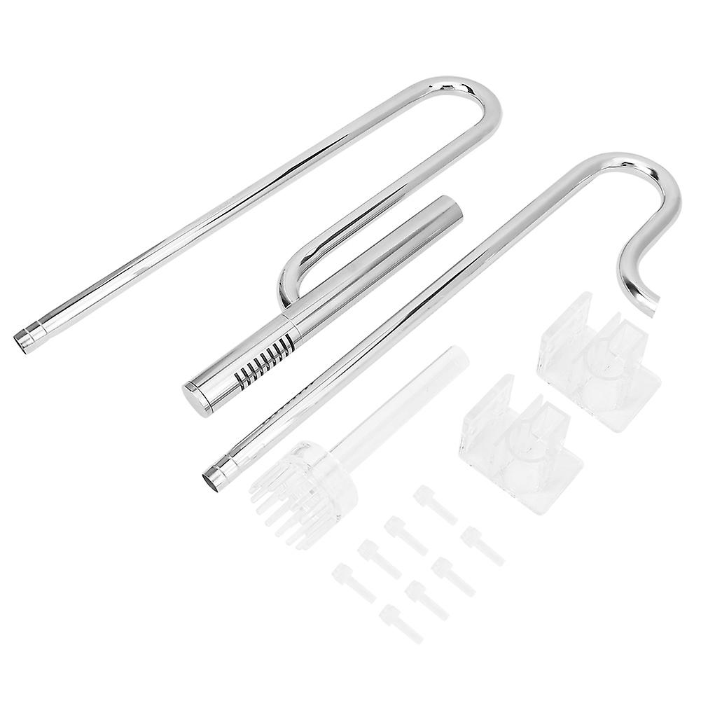 Tuyau de filtre d’écumeur de surface d’entrée d’usine d’aquarium en acier inoxydable (12 / 16mm)