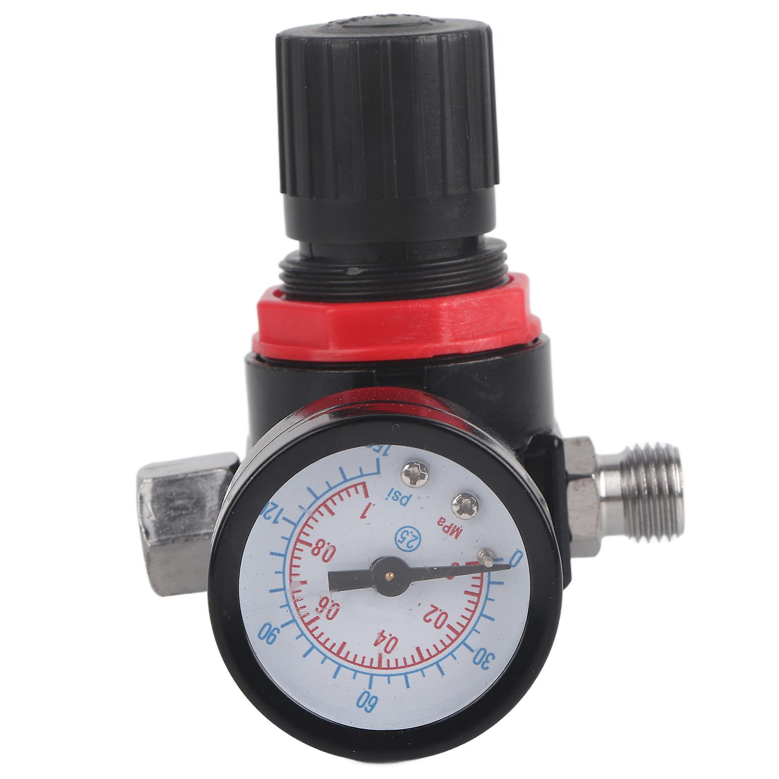 G1/4 150psi Air Pressure Regulator Gauge Control Valve Pneumatic Spray Gun Accessory