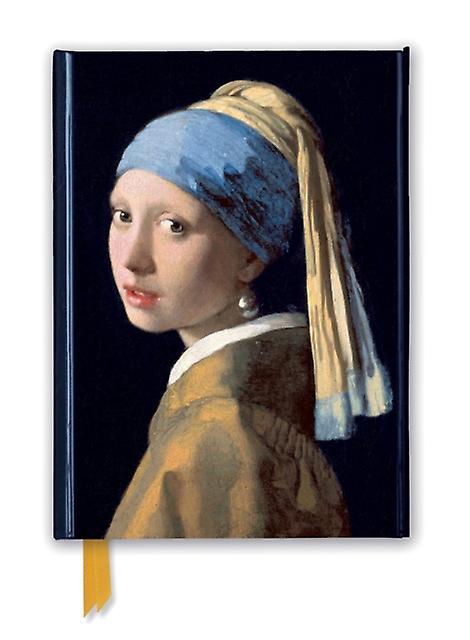 Johannes Vermeer Girl With A Pearl Earring Foiled Journal Paperback Book