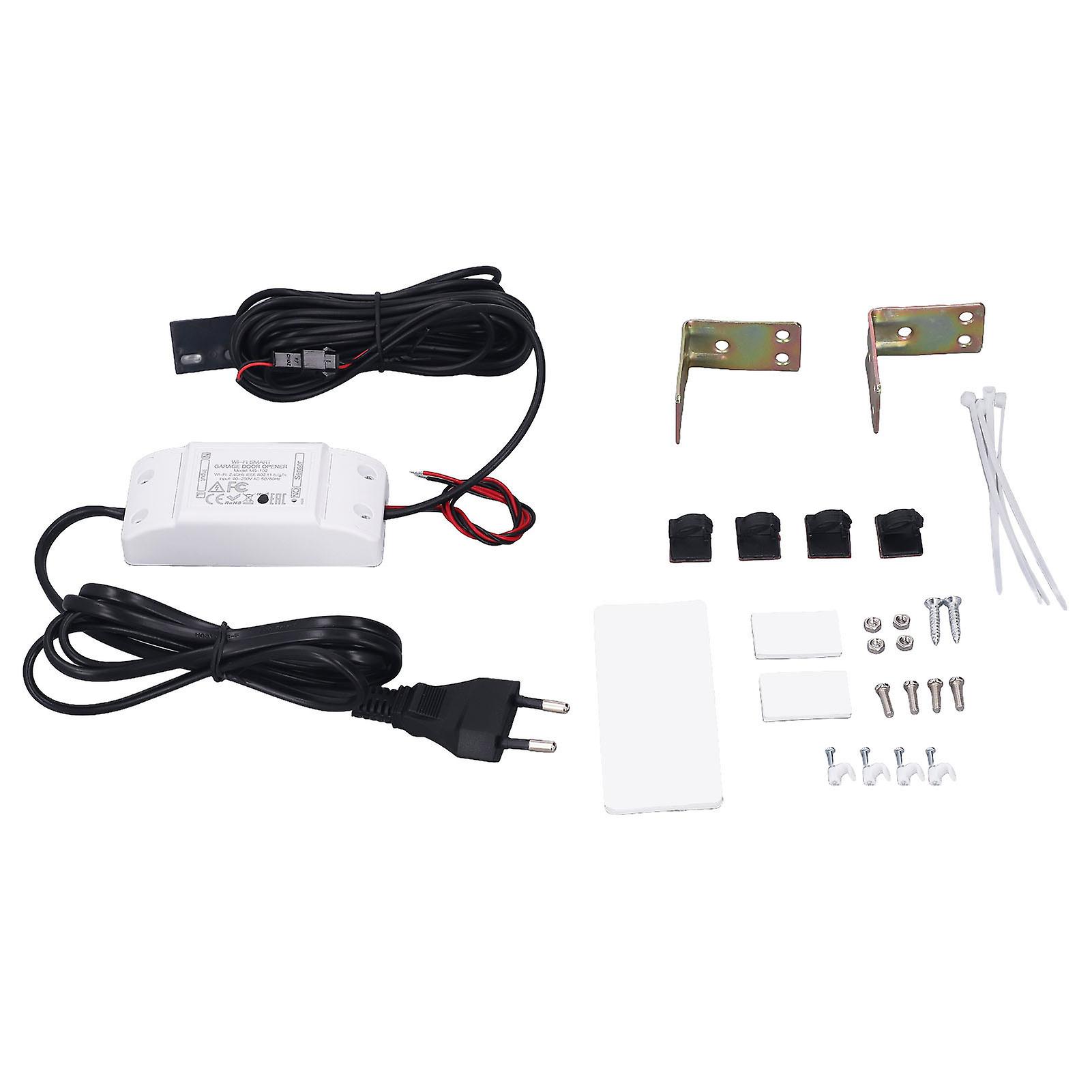 Intelligent Garage Door Controller Smart Door Opener Remote Timing Instrument 90‑250V EU Plug