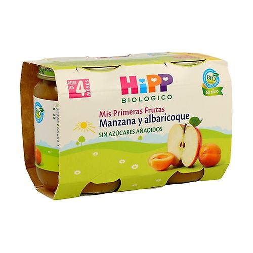 Organic Apricot and Apple Jars (4 months) 125 g