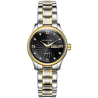 Männer Rundes Zifferblatt Quarzuhr wasserdicht elegante kratzfeste Uhr für den täglichen Gebrauch Business Working Dating