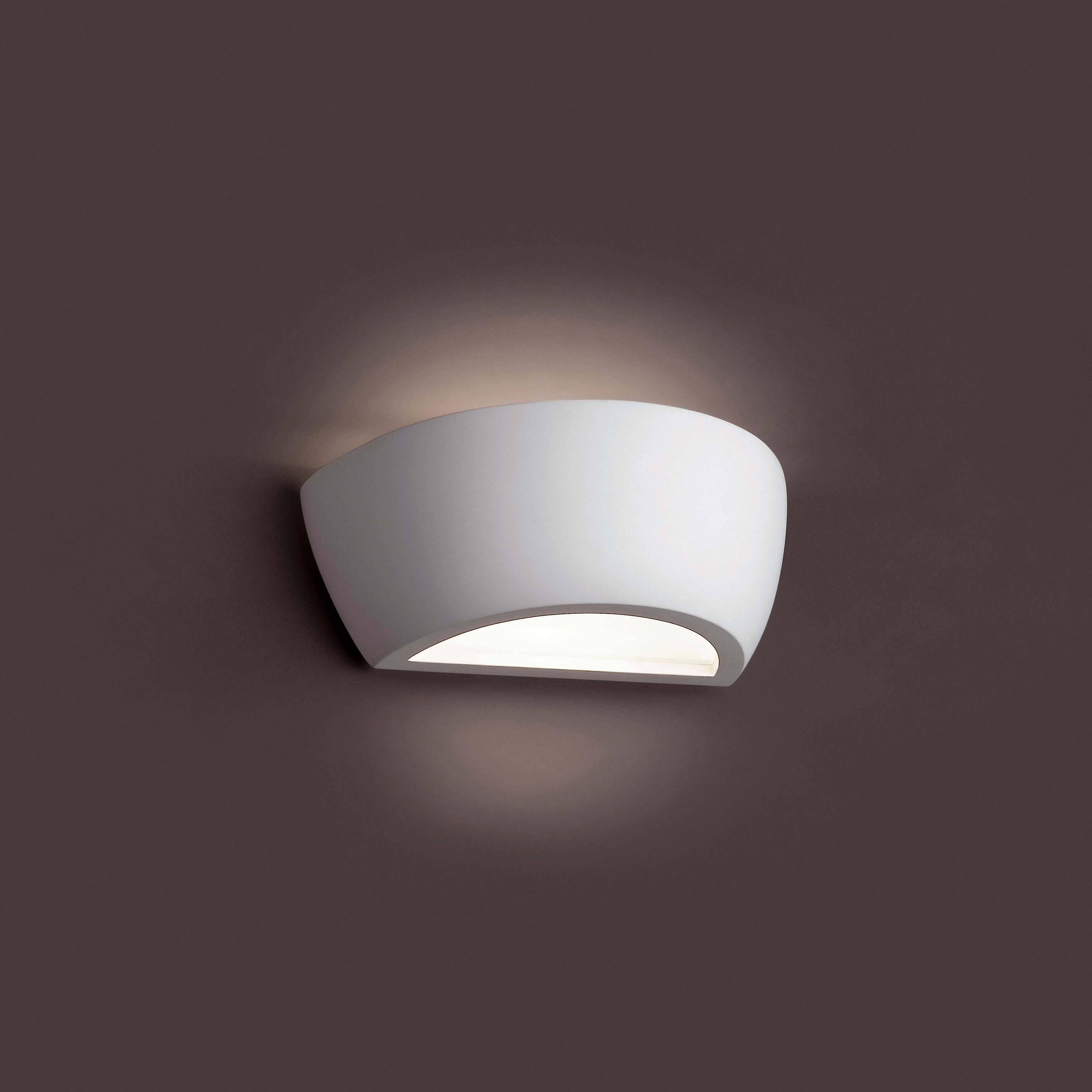 Faro Cheras-2 - 1 Light Indoor Wall Light White Plaster