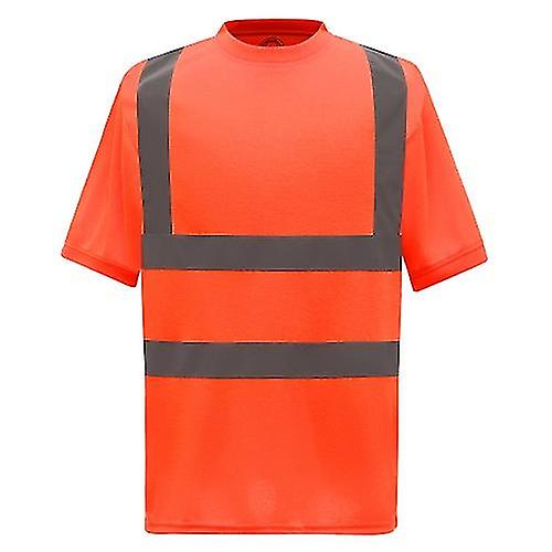 Yoko Unisex Adult Hi-Vis Safety Short-Sleeved T-Shirt