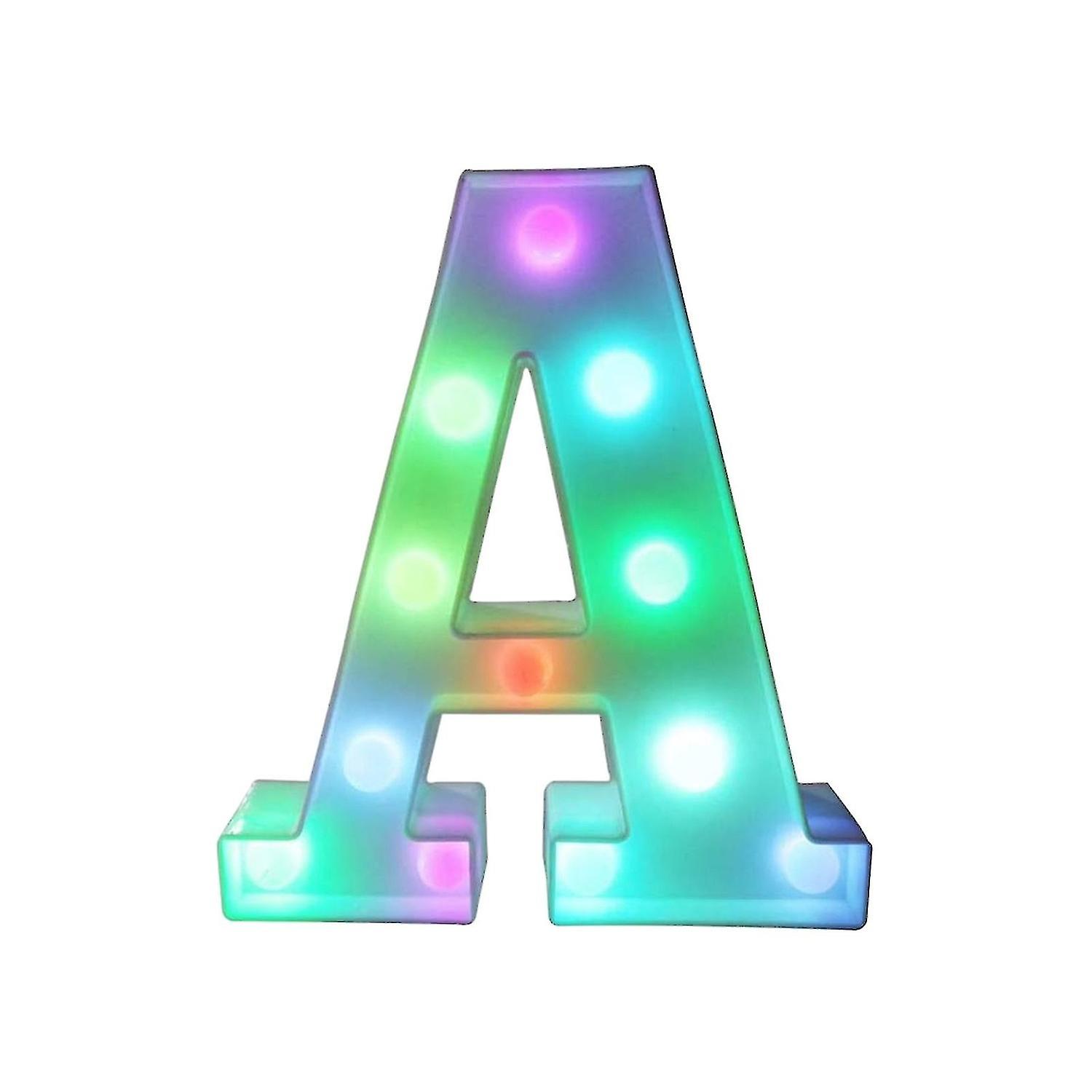 Colorful Led Marquee Letter Lights With Remote Party Bar Letters With Lights Decorations For The Ho