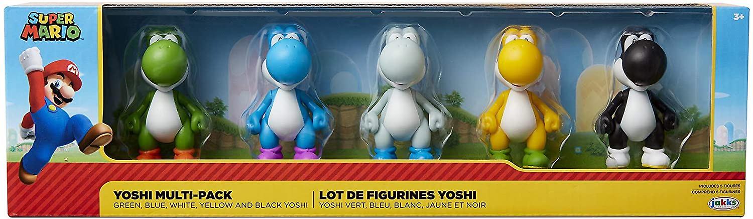 Super Mario & Friends Yoshi 5 figure Multipack Multicoloured