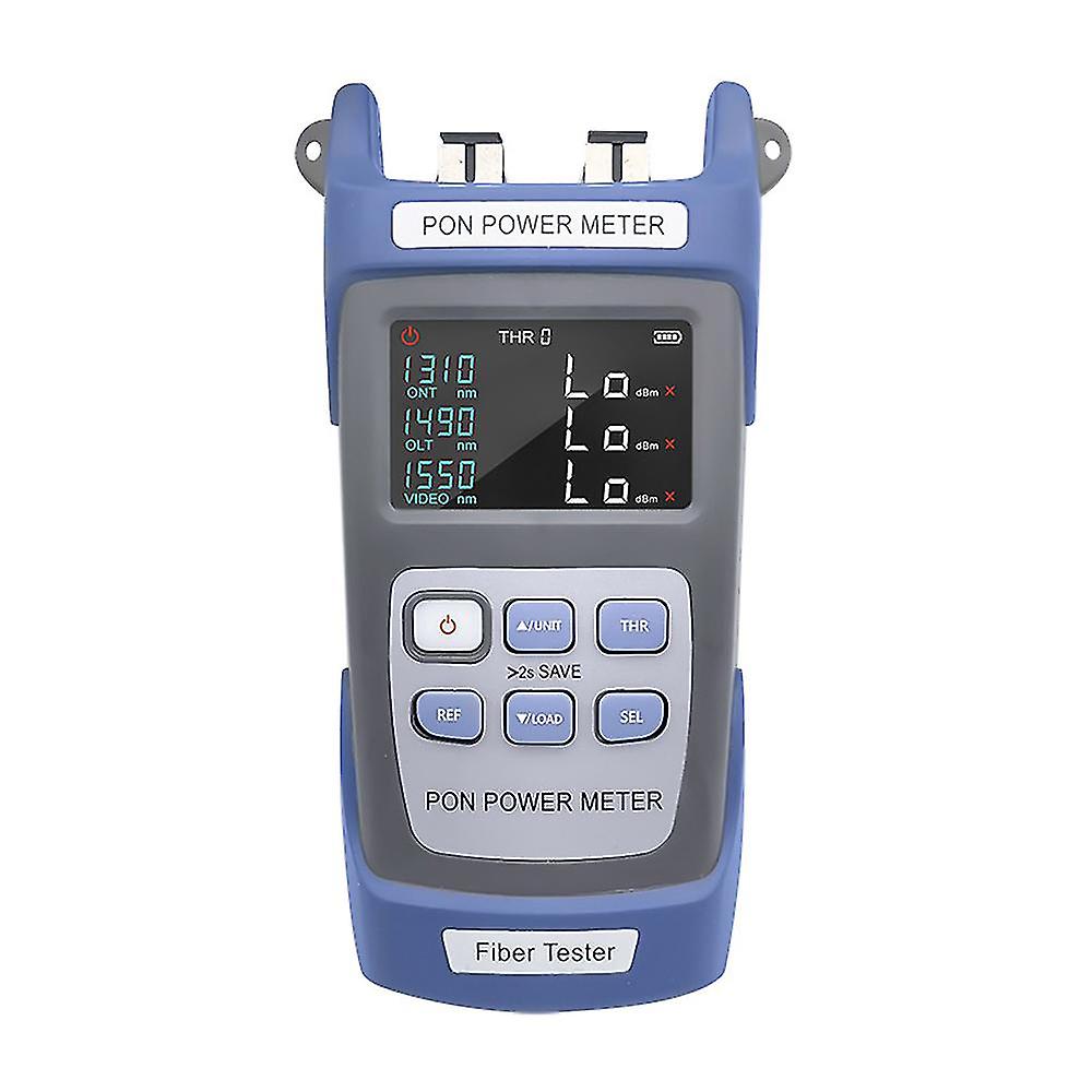 Handheld Pon Power Meter Optical Fiber Tester Network Engineering Ten Data Storage 1310nm 1490nm 1550nm Video Fttx Ont Olt Signals Measurement Device