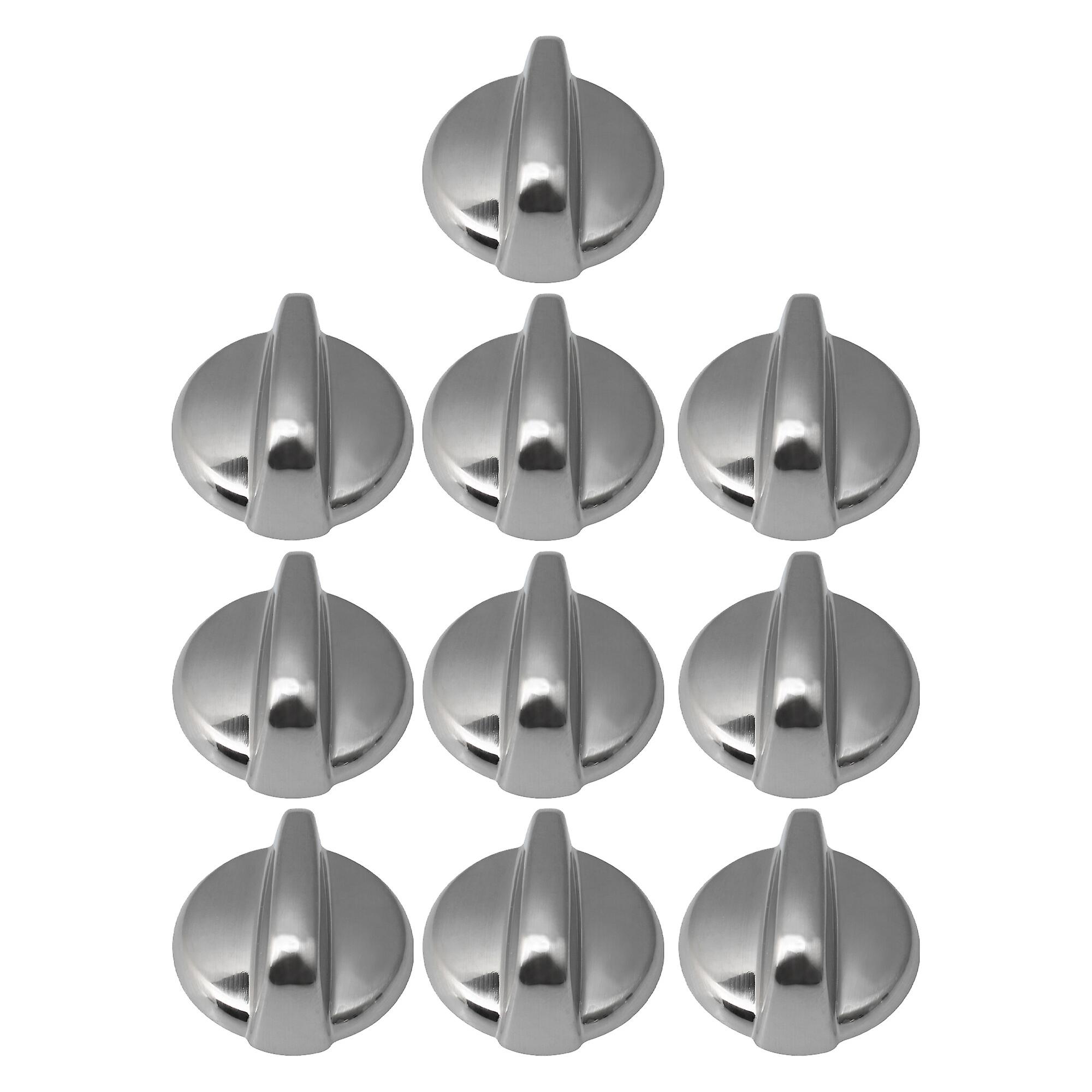 10 Pcs Plastic Burner Control Knobs Replacement for GE ECBP82SM1SS Part
