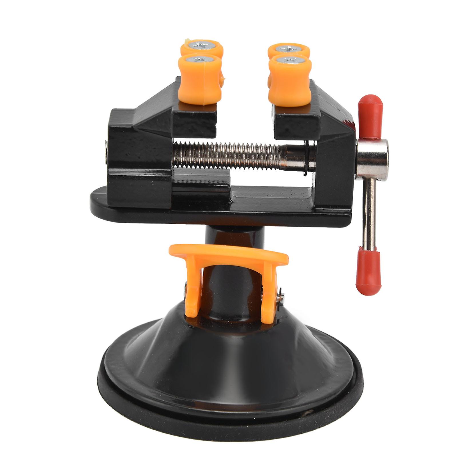 360° Rotation Bench Vise Clamp 0-2.5cm Suction Cup Base