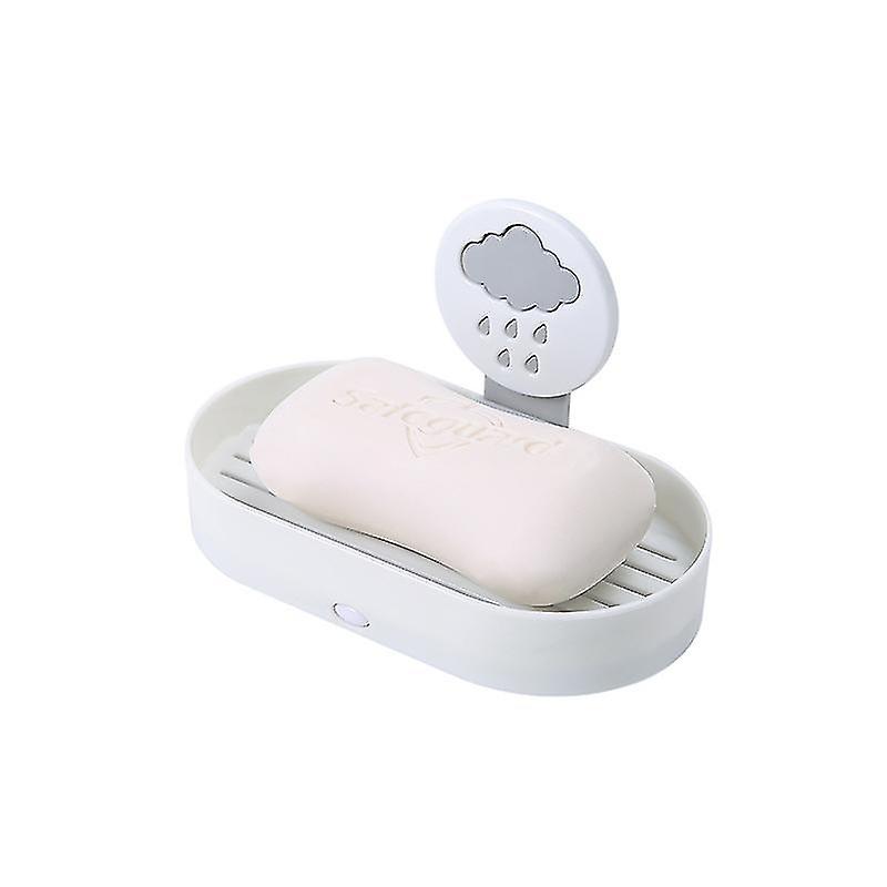 The Dot Suction Soap Saver in White