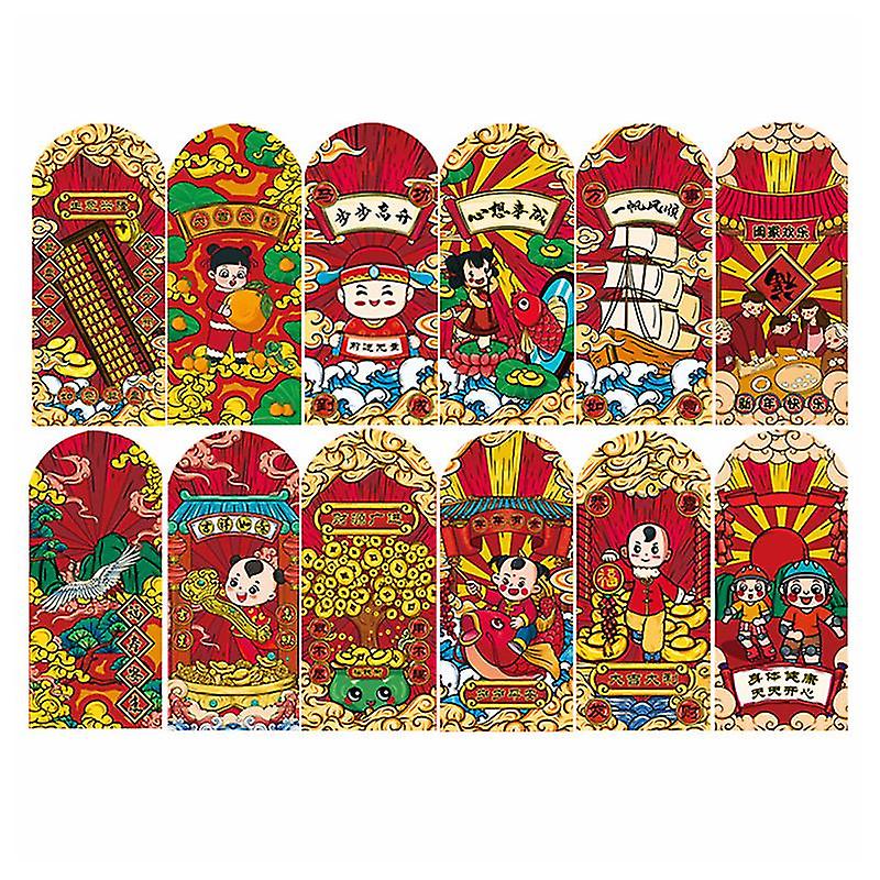 12pcs New Year Red Packet