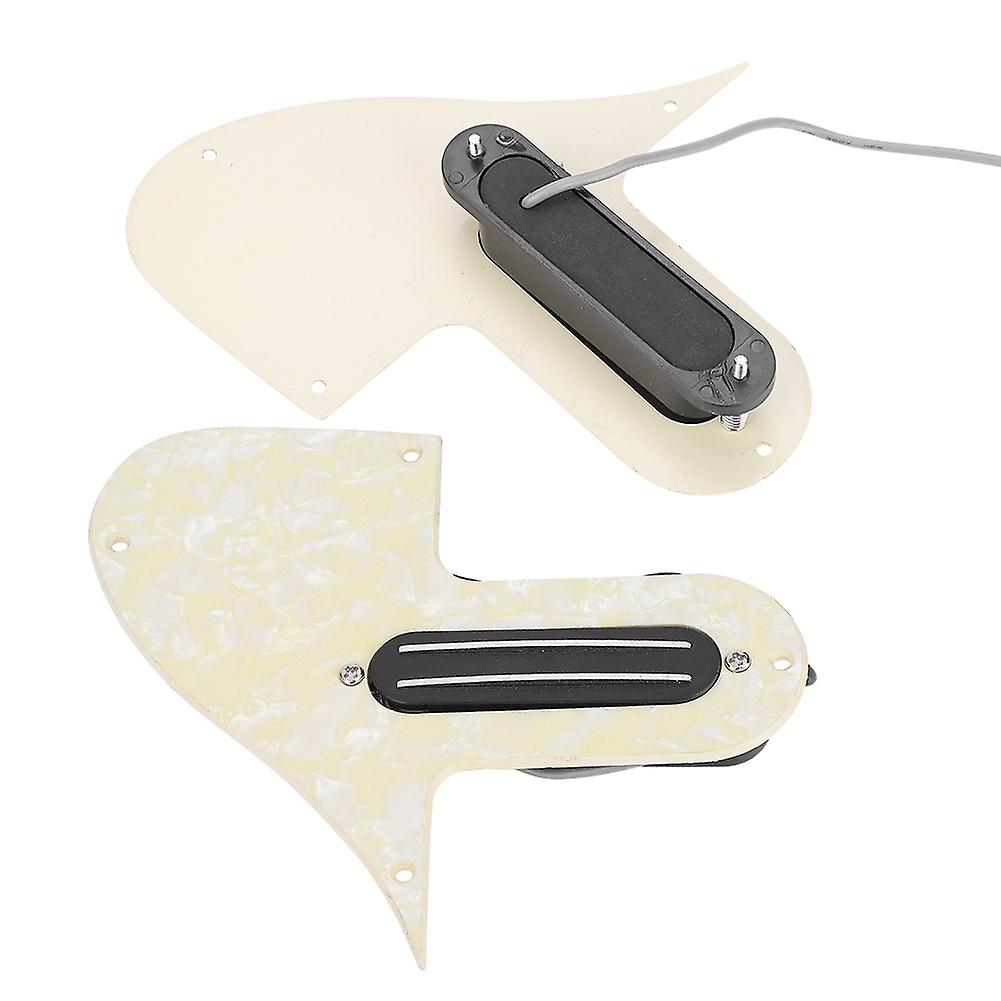 Dual Rail Mandolin Pickguard Loaded Pickup A500k B500k Yellow