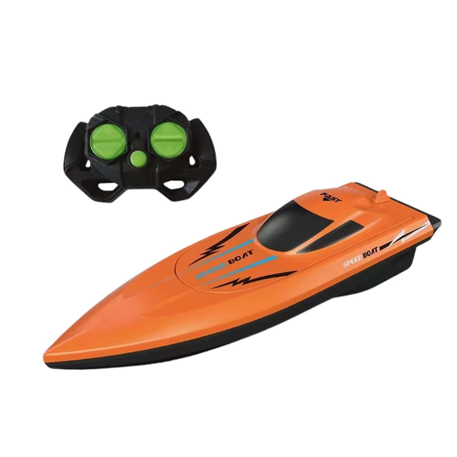 RC Boot Fast Speed Segelboot Wasserspielzeug für Outdoor Streams Erwachsene orange