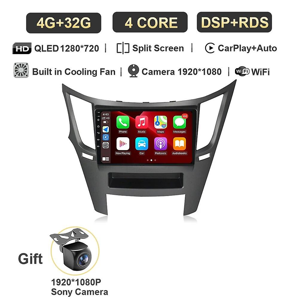 Android 13 For Subaru Outback 4 Br Legacy 5 2009 - 2014 Car Radio Carplay Multimedia Video Player Navigation Gps No 2din Dvd 4g