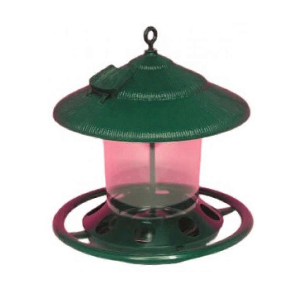 Premium Quality Durable Plastic Material Wildbird Seed Hut Feeder