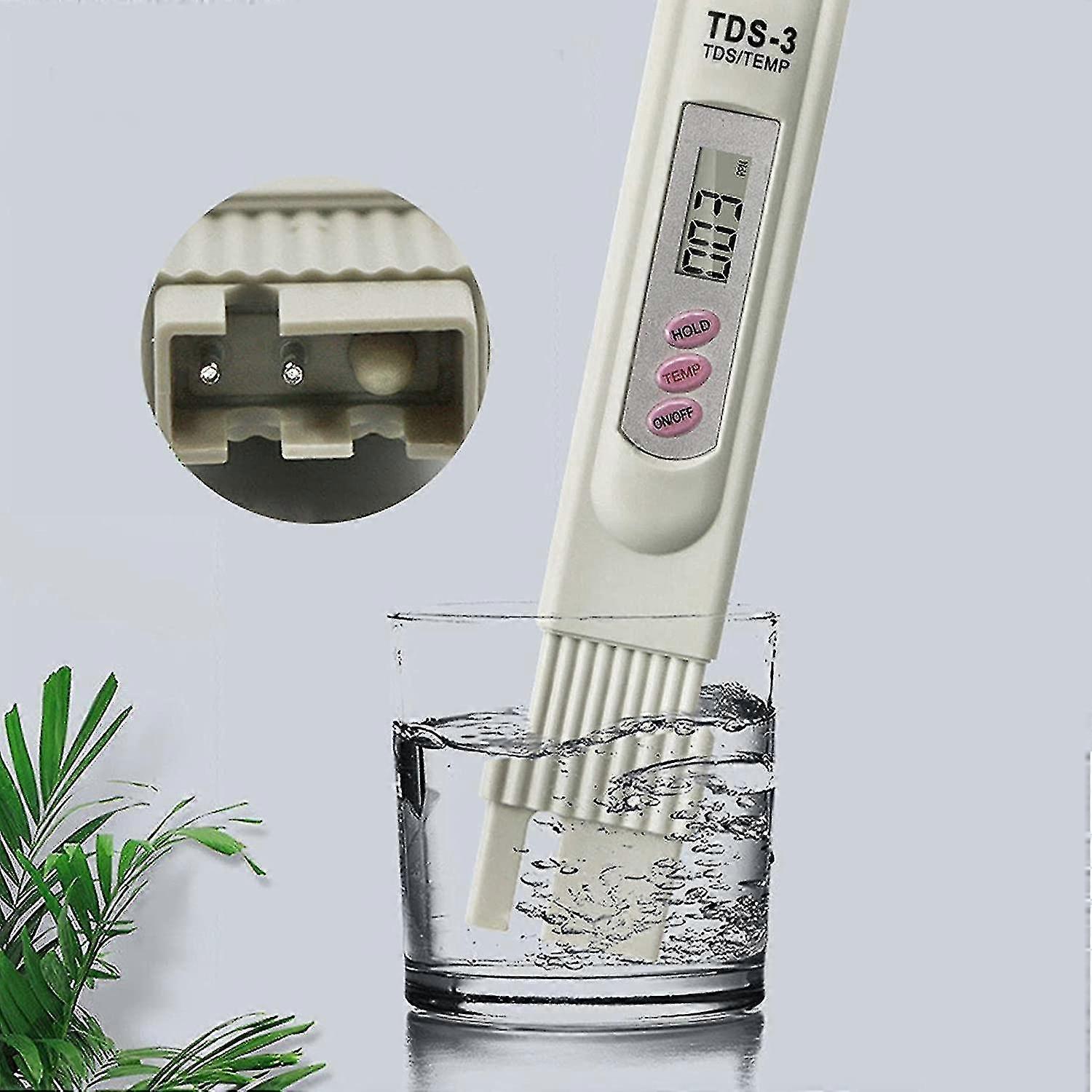 Tds Meter -Drinking Water Quality Tester Measuring Range:0-9999ppm