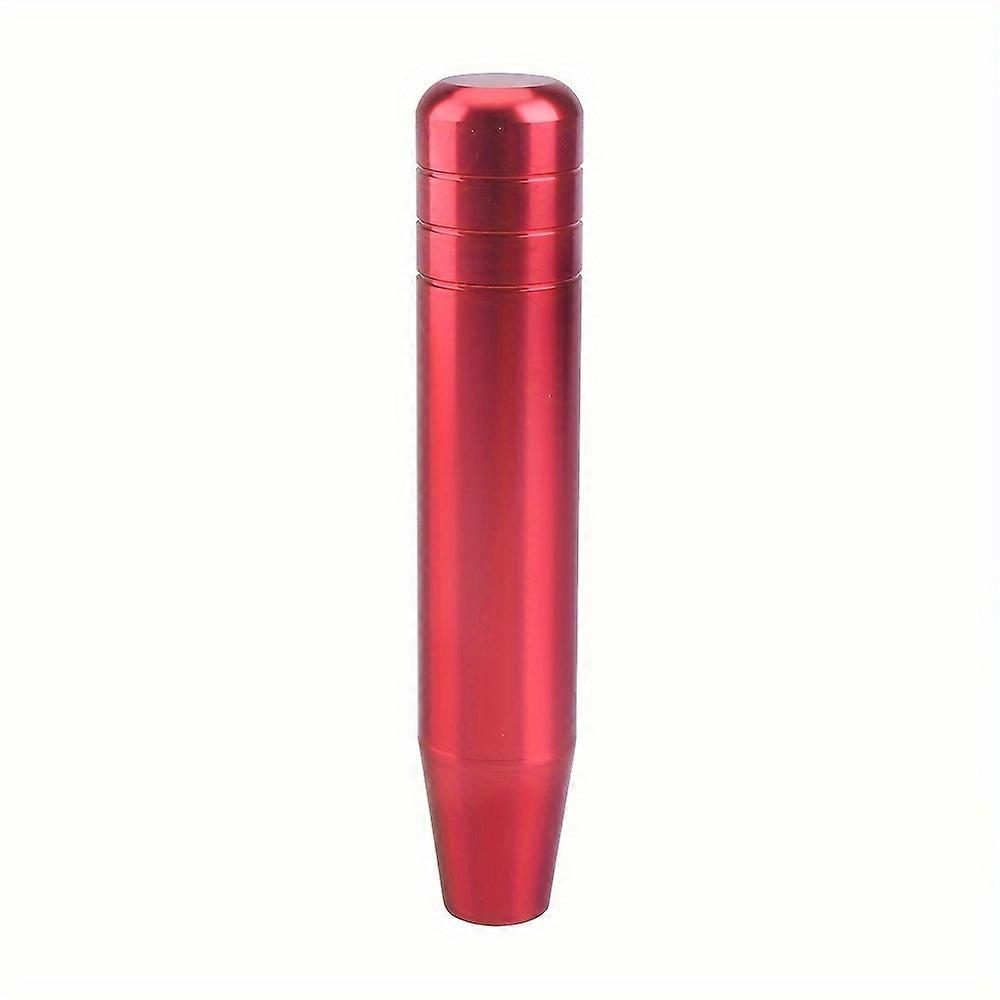 Universal 7.09inch Length Manual Car Gear Shift Knob, Aluminium Alloy Racing Automatic Custom Mugen Shift Knob With 3 Adapters