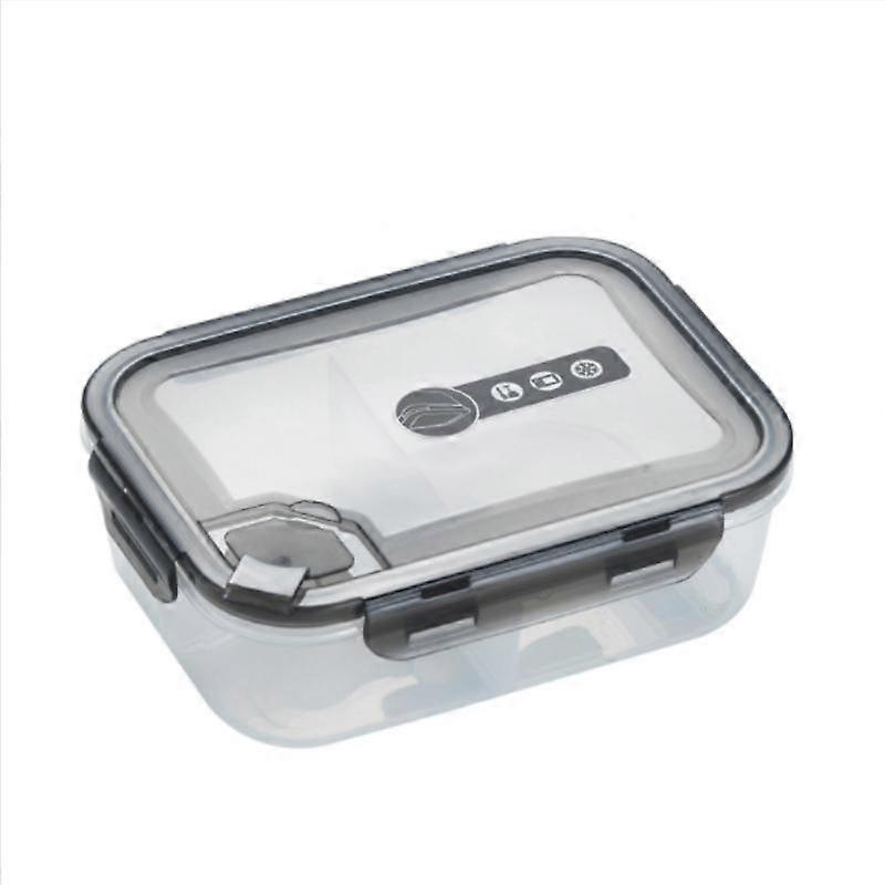 Square Multi-Partition Crisper Box - Fresh Food Keeper with Microwave-Safe, Airtight Sealing, and Portable Design for Healthy Meal Prep and Storage -
