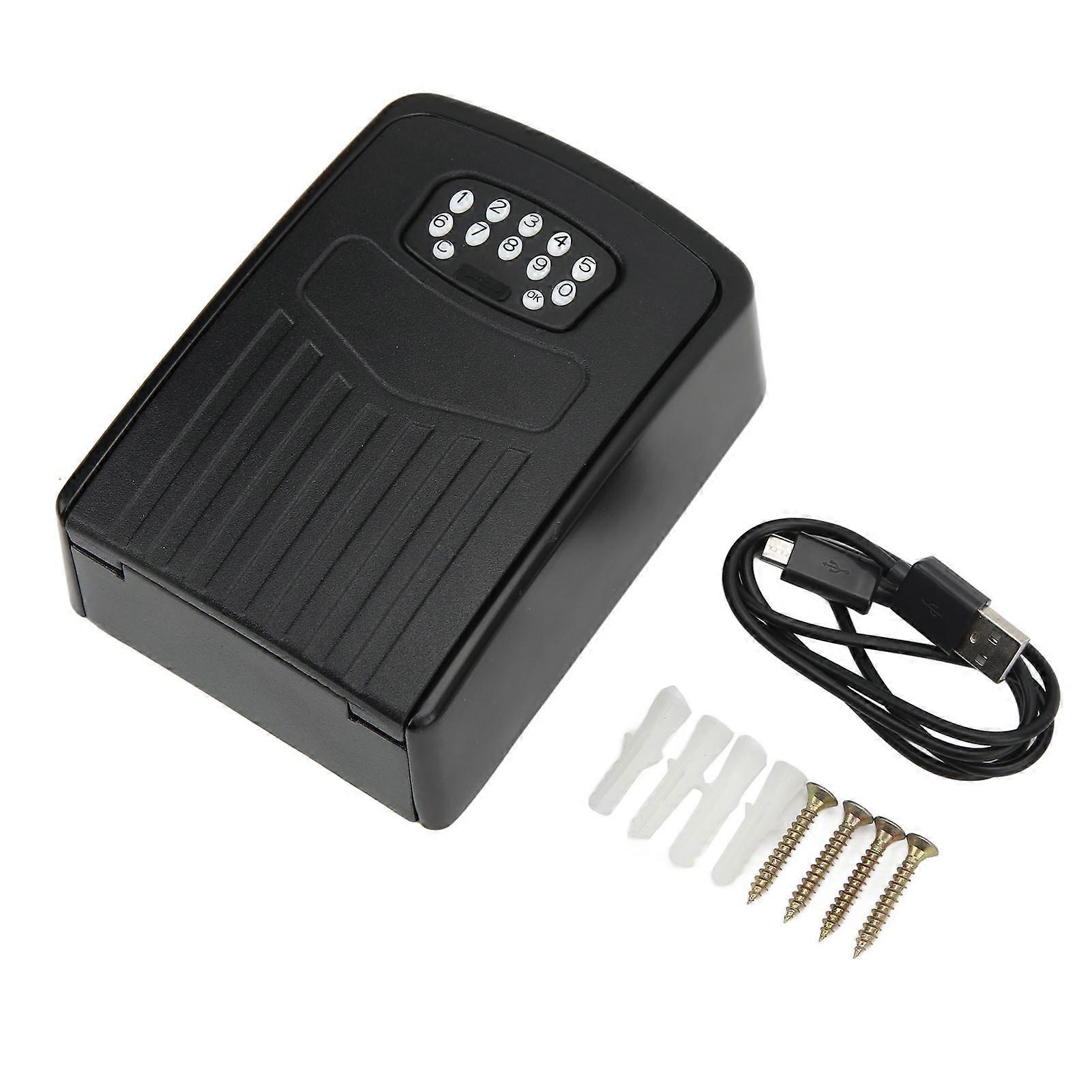 Smart Lock Box Dynamic Password Bluetooth App Remote High Security Ipx5 Waterproof For Keys Storage