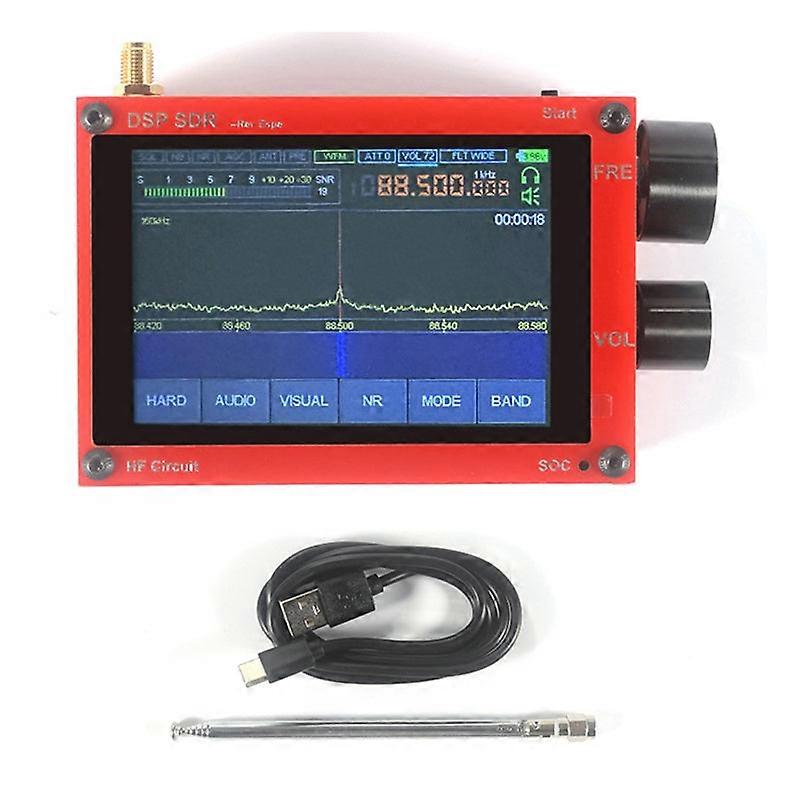 Handheld Sdr Dsp Receiver With Multifunctional Four-layer Pcb Board - Red