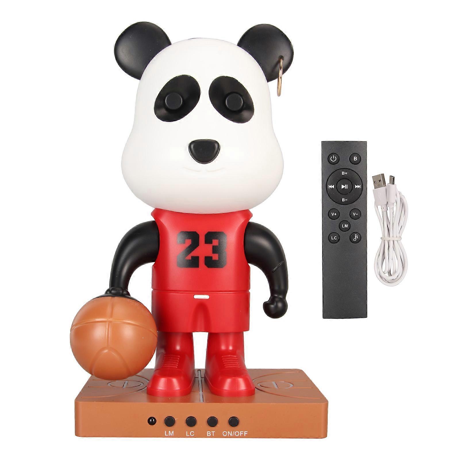 Star Light Projector with Bluetooth Speaker Panda Shape Projection Lamp with Basketball Star Projector with Night Light
