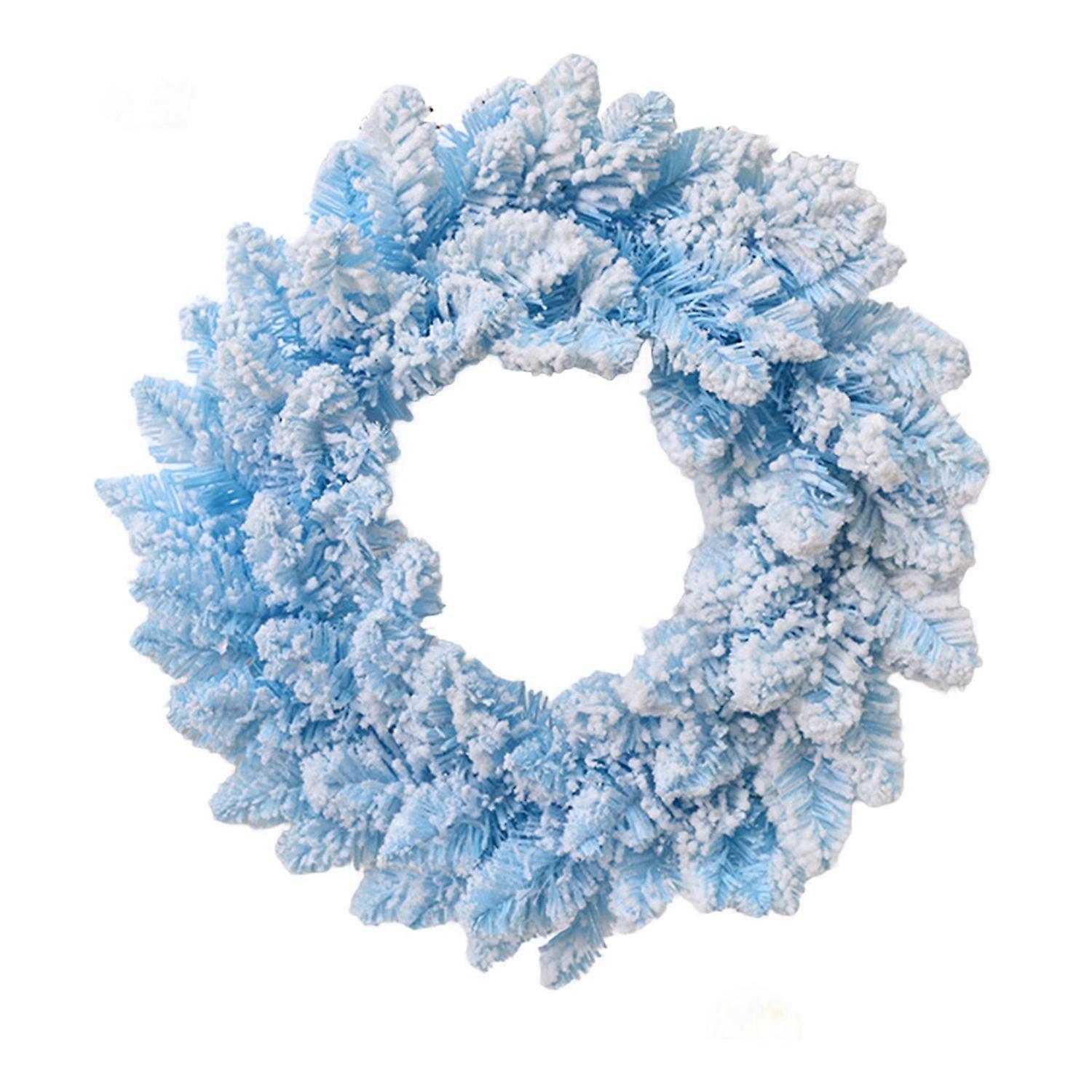 Pine Artificial Christmas Wreath for Front Door Faux Pine Christmas Garland Ornaments Reusable