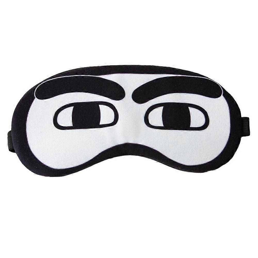 Grappige blinddoek voor vrouwen mannen kind, zachte nacht blinddoek oogschaduwen voor reizen dutjes