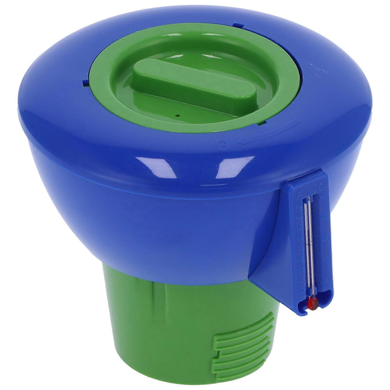 Automatic Pool Dosing Device with Thermometer Pool Chemical Dispenser Cleaning Tool