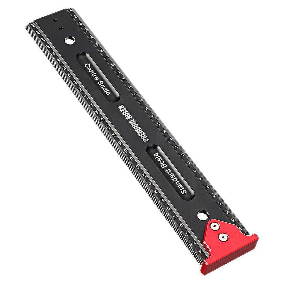 Marking T Ruler: Durable Measuring Tool With Hook Stop For High Precision Woodworking - Portable Carpentry Tool