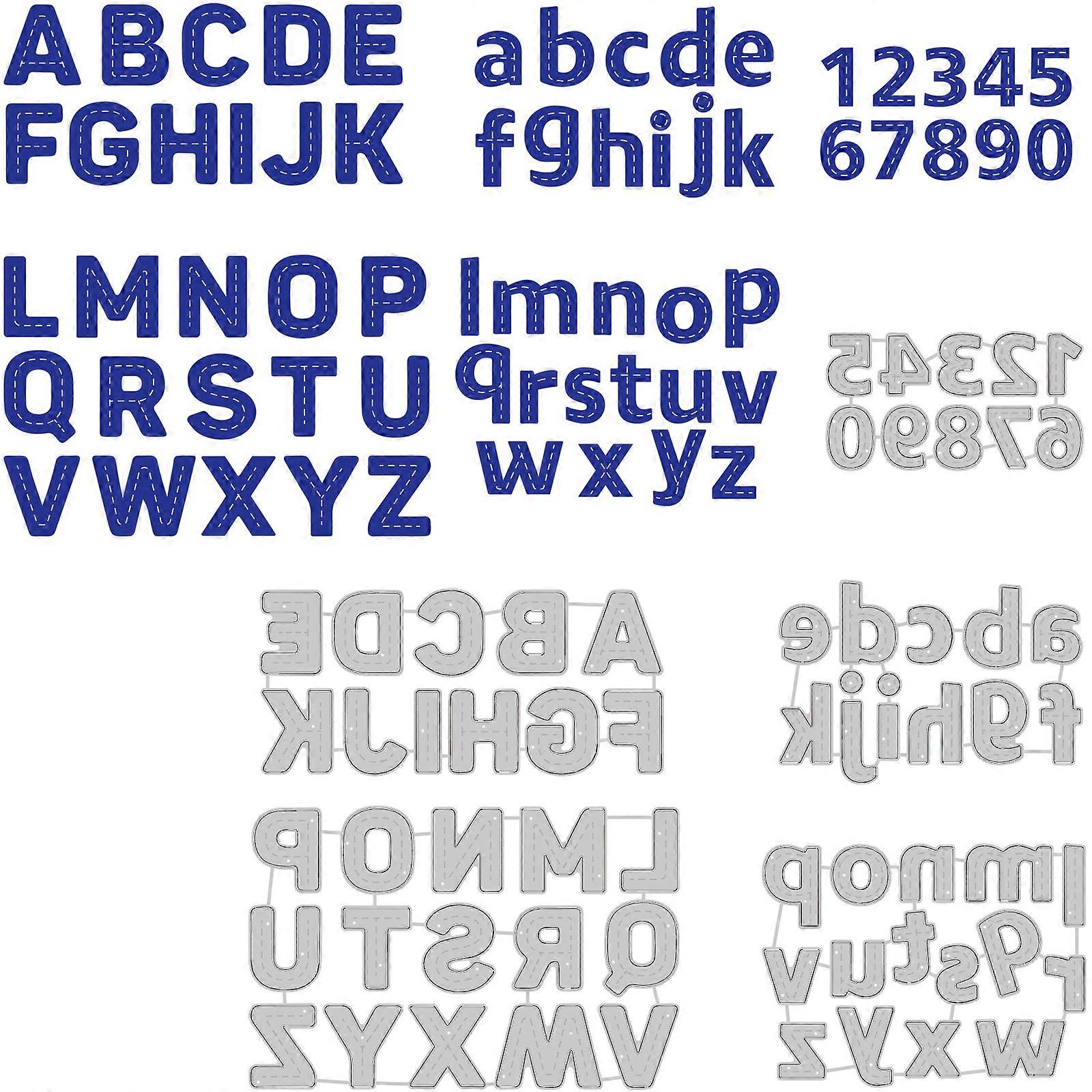 5 Styles 26 Letter Pattern Decoration Template Reusable carbon steel Stencil