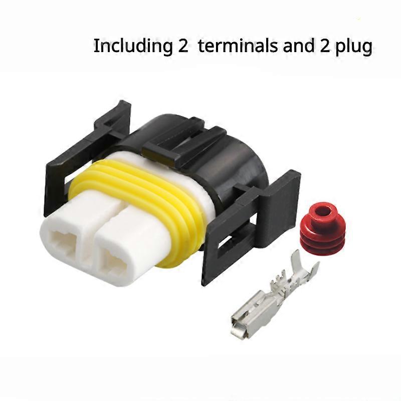 2P is Car power connector suitable for automotive hernia lamp ceramic high temperature resistant DJY7029AC-2.8-21